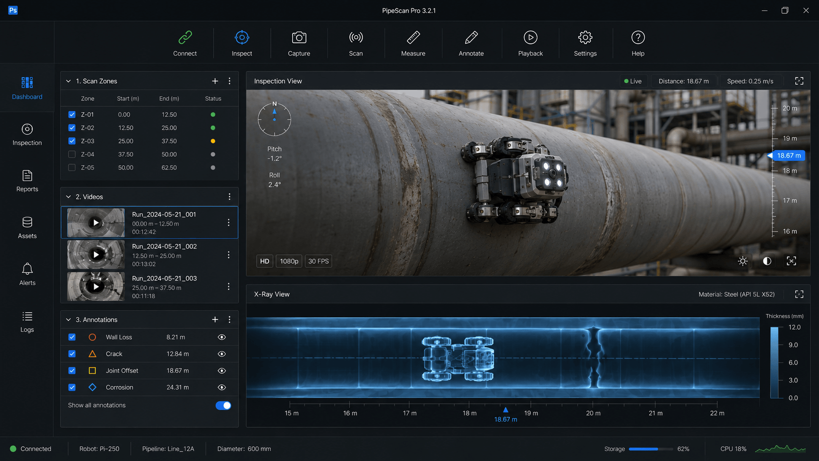 ARIX Robotics Platform interface