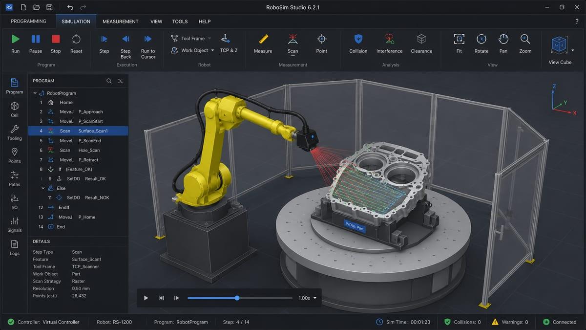 HxGN Robotic Automation interface